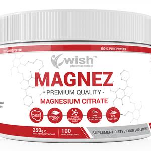 Magnez w Proszku Cytrynian Magnezu 250 g Produkt Vege