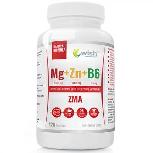Magnez+Cynk+B6 ZMA Mega Dawka 120 tabletek