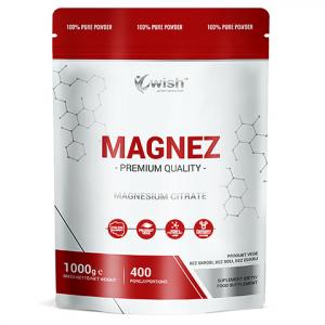 Magnez w Proszku Cytrynian Magnezu 1000 g Produkt Vege