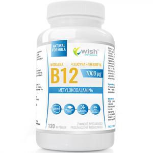 Witamina B12 1000μg Metylokobalamina + Probiotyk 120 kapsułek