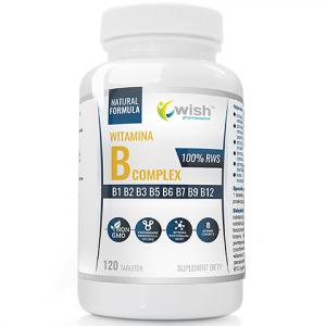 Witamian B Complex B1 B2 B3 B5 B6 B7 B9 B12 120 tabletek