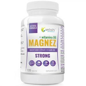 Magnez Strong+ Witamina B6 Forte Skurcze Stres Wysoka Dawka Produkt Wege 120 Kapsułek