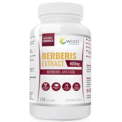 Berberis Aristata Berberyna Extract 5:1 400mg Produkt Vege  120 Kapsułek
