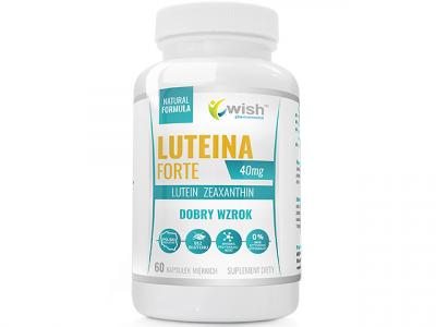 Luteina Max Forte 40mg Zeaxantyna Naturalna Oczy Wzrok 60 Kapsułek