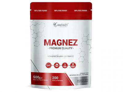 Magnez w Proszku Cytrynian Magnezu 500 g Produkt Vege