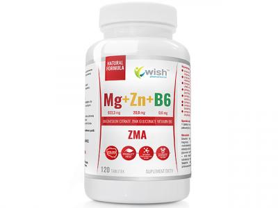 Magnez+Cynk+B6 ZMA Mega Dawka 120 tabletek