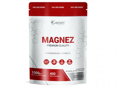 Magnez w Proszku Cytrynian Magnezu 1000 g Produkt Vege