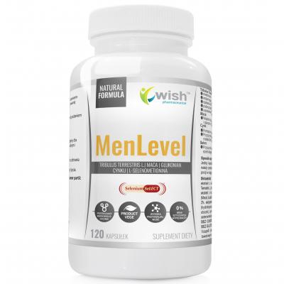 MEN LEVEL TRIBULUS MACA CYNK SELEN POTENCJA LIBIDO 120 kapsułek