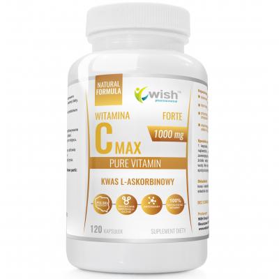 Witamina C Kwas L-Askorbinowy 1000mg 120 Kapsułek