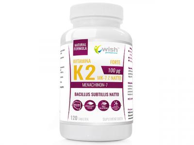 Naturalna Witamina K2 MK-7 100mcg 120 Tabletek