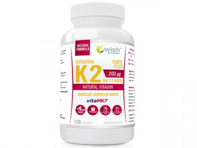 Naturalna Witamina K2 vitaMK7 200mcg 120 Kapsułek dla Wegan