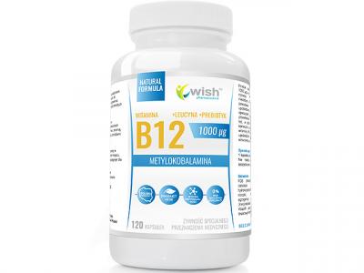 Witamina B12 1000μg Metylokobalamina + Probiotyk 120 kapsułek