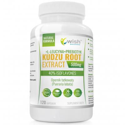 Kudzu Root Extract 500mg 40% Isoflavones 120 kapsułek Produkt Vege