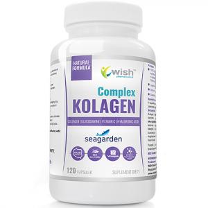 Kolagen (Seagarden®) Rybi Morski 500mg Siarczan Glukozaminy 2KCI, Witamina C, Kwas Hialuronowy 120 Kapsułek