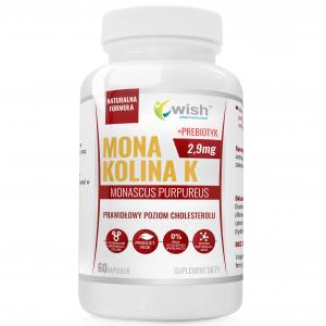 Monakolina K Czerwone Drożdże Ryżu Produkt Dla Wegan 60 Kapsułek