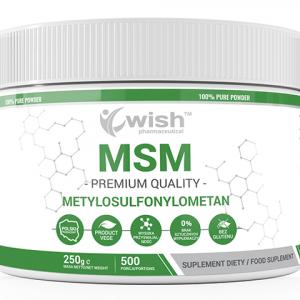 MSM Siarka Organiczna w Proszku 250 g Produkt Vege