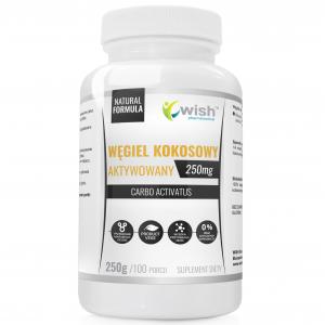 WĘGIEL KOKOSOWY AKTYWOWANY 100% PURE POWDER 250g PRODUKT VEGE