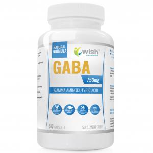 GABA 750mg KWAS AMINOMASŁOWY RELAX SEN 60 kapsułek