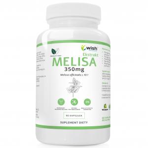 MELISA Ekstrakt z liści melisy 350mg ZDROWY SEN RELAKS 90 kapsułek Produkt Vege