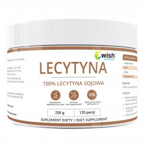 LECYTYNA SOJOWA 100% w proszku 250g PAMIĘĆ i KONCETRACJA STRES CHOLESTEROL