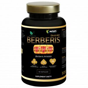 MOCNY BERBERIS 777 NISKI CUKIER APETYT ODCHUDZANIE BERBERYNA PRODUKT VEGE 90 kapsułek