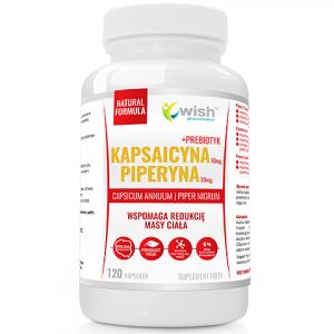 Kapsaicyna 10mg  + Piperyna 10mg  120 kapsułek Produkt Vege